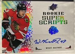 Wyatt Kalynuk #RSS-WK Hockey Cards 2021 SPx Rookie Superscripts Prices