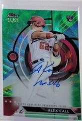 Alex Call [Green Wave] #FA-AC Baseball Cards 2023 Topps Finest Autographs Prices
