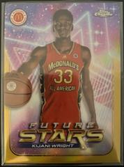 Kijani Wright [Gold] #FS-8 Basketball Cards 2022 Topps Chrome McDonald's All-American Future Stars Prices