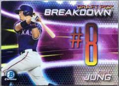 Josh Jung Baseball Cards 2019 Bowman Draft Chrome Pick Breakdown Prices