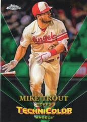 Mike Trout [Green] #TT-1 Baseball Cards 2023 Topps Chrome in Technicolor Prices
