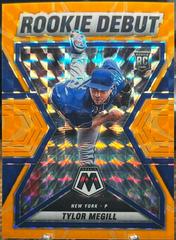 Tylor Megill [Reactive Orange] #RD-12 Baseball Cards 2022 Panini Mosaic Rookie Debut Prices