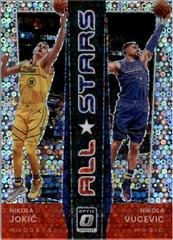 Nikola Jokic, Nikola Vucevic [Holo Fast Break] Basketball Cards 2021 Panini Donruss Optic All Stars Prices