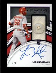 Lars Nootbaar [Patch Autograph Button] #138 Baseball Cards 2022 Panini Immaculate Prices