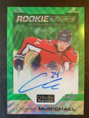 Connor McMichael [Emerald Surge] Hockey Cards 2020 O Pee Chee Platinum Rookie Autographs Prices