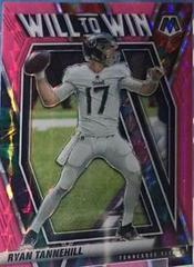 Ryan Tannehill [Pink Fluorescent] #WW-7 Football Cards 2021 Panini Mosaic Will to Win Prices