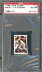 Darryl Strawberry #450 Baseball Cards 1993 Topps Micro Prices