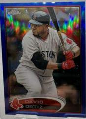 David Ortiz [Blue Refractor ] #4 Baseball Cards 2012 Topps Chrome Prices