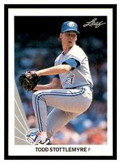 Todd Stottlemyre #475 Baseball Cards 1990 Leaf Prices