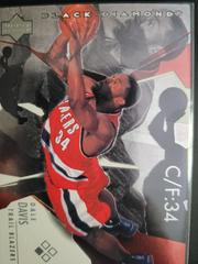 Dale Davis #46 Basketball Cards 2003 Upper Deck Black Diamond Prices