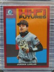 Jordan Lawlar [Red Refractor] #HIFI-13 Baseball Cards 2022 Bowman Hi Fi Futures Prices