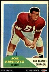Joe Amstutz #28 Football Cards 1960 Fleer Prices