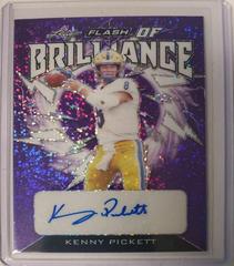 Kenny Pickett [Metalized Sparkles Purple] #FB-KP1 Football Cards 2022 Leaf Flash of Brilliance Autographs Prices