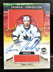 Tomas Hertl #CC-TH Hockey Cards 2020 Upper Deck The Cup Chemical Composition Mantle Autographs Prices