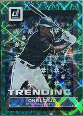 Oneil Cruz [Green] #T-8 Baseball Cards 2022 Panini Donruss Trending Prices