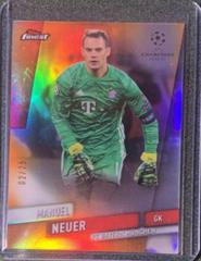 Manuel Neuer [Orange Refractor] Soccer Cards 2019 Finest UEFA Champions League Prices