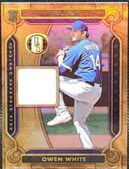 Owen White [Gold] #GSS-OW Baseball Cards 2023 Panini Chronicles Gold Standard Swatches Prices