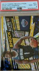 Zion Williamson [Fractal] Basketball Cards 2019 Panini Revolution Shock Wave Prices
