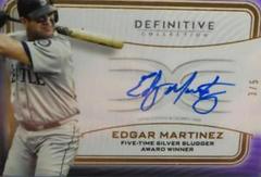 Edgar Martinez [Purple] Baseball Cards 2023 Topps Definitive Legendary Autograph Collection Prices