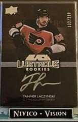 Tanner Laczynski Hockey Cards 2021 SPx UD Black Lustrous Rookie Signatures Prices