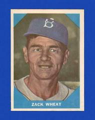 Zack Wheat #12 Baseball Cards 1960 Fleer Prices
