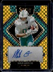 Mike Gesicki [Gold] Football Cards 2021 Panini Select Signatures Prizm Prices