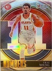 Trae Young [Silver Prizm] Basketball Cards 2021 Panini Select Numbers Prices