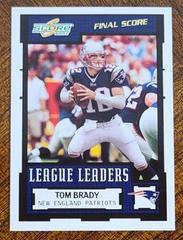 Tom Brady [Final Score] Football Cards 2004 Panini Score Prices