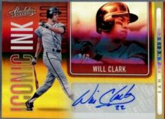 Will Clark [Spectrum Gold] #II-WC Baseball Cards 2022 Panini Absolute Iconic Ink Autographs Prices