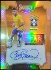 Neymar Jr. Soccer Cards 2016 Panini Select Emerging Star Signatures Prices