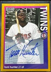 Torii Hunter [Gold] #AS-TH Baseball Cards 2022 Topps Archives Snapshots Autographs Prices