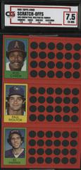 Ed Farmer, Rod Carew, Willie Randolph Baseball Cards 1981 Topps Scratch Offs Prices
