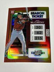 Jake McCarthy [Neon Orange] Baseball Cards 2022 Panini Chronicles Contenders Optic Prices