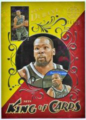 Kevin Durant [Asia Red Yellow] Basketball Cards 2021 Panini Illusions King of Cards Prices