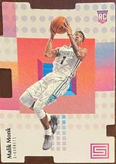 Malik Monk [Pursuit Die Cut] #102 Basketball Cards 2017 Panini Status Prices