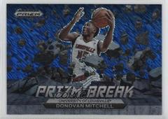 Donovan Mitchell [Blue Shimmer] #19 Basketball Cards 2023 Panini Prizm Draft Picks Break Prices