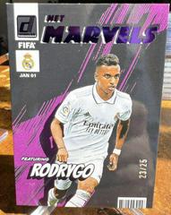 Rodrygo [Purple] Soccer Cards 2022 Panini Donruss Net Marvels Prices