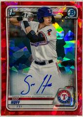 Sam Huff [Red] #BSPA-SH Baseball Cards 2020 Bowman Sapphire Autographs Prices
