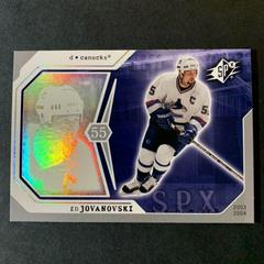 Ed Jovanovski Hockey Cards 2003 SPx Prices