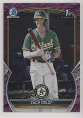Zack Gelof [Fuchsia Lunar Crater] #BCP-1 Baseball Cards 2023 Bowman Chrome Prospects Prices