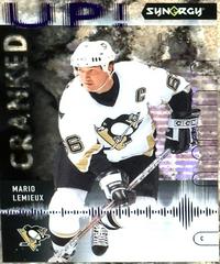 Mario Lemieux [Purple] #CU-ML Hockey Cards 2022 Upper Deck Synergy Cranked Up Prices