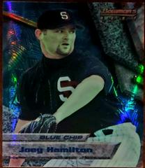Joey Hamilton [Blue Refractor] #8 Baseball Cards 1994 Bowman's Best Prices