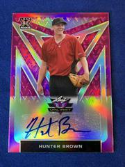 Hunter Brown [Pink] #BA-HB1 Baseball Cards 2020 Leaf Valiant Autographs Prices