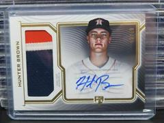 Hunter Brown #DRPC-HB Baseball Cards 2023 Topps Definitive Rookie Patch Autographs Collection Prices
