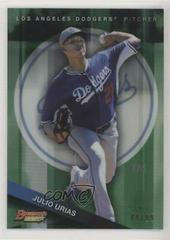 Julio Urias [Green Refractor] #TP-50 Baseball Cards 2015 Bowman's Best Top Prospects Prices