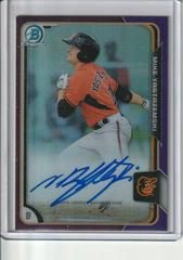 Mike Yastrzemski [Purple Refractor] Baseball Cards 2015 Bowman Chrome Autograph Prospect Prices