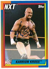Karrion Kross [Blue] Wrestling Cards 2021 Topps Heritage WWE Autographs Prices