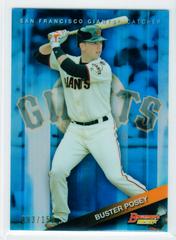 Buster Posey [Blue Refractor] #30 Baseball Cards 2015 Bowman's Best Prices