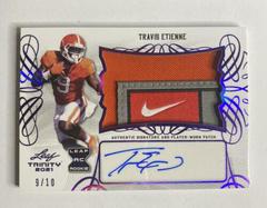 Travis Etienne [Purple] #PA-TE1 Football Cards 2021 Leaf Trinity Patch Autographs Prices