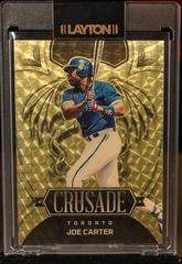 Joe Carter [Gold Vinyl] #4 Baseball Cards 2023 Panini Chronicles Crusade Prices